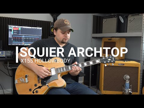 3 Minute Demo: Squier X155 (Hollowbody Archtop)