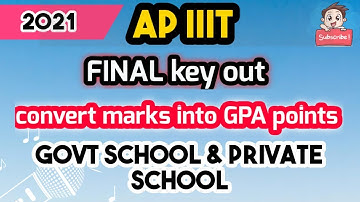 RGUKT CET 2021 | final key | calculate grade points | #iqacademy #iiitcutoffs #apiiitexamresult