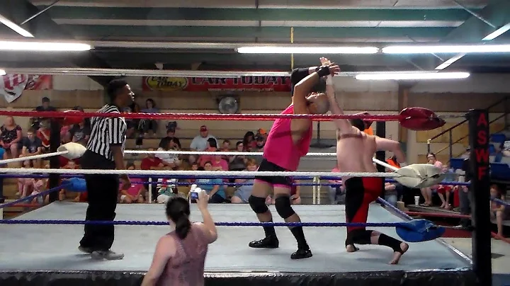 STEVE O versus DEADLY DALE ASWF Professional Wrest...