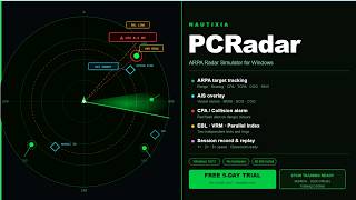 Nautixia PCRadar – Professional ARPA Radar Simulator for Windows | Free Trial