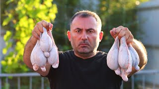 MAN'S RECIPE. FRYING RAM'S TESTICLES.