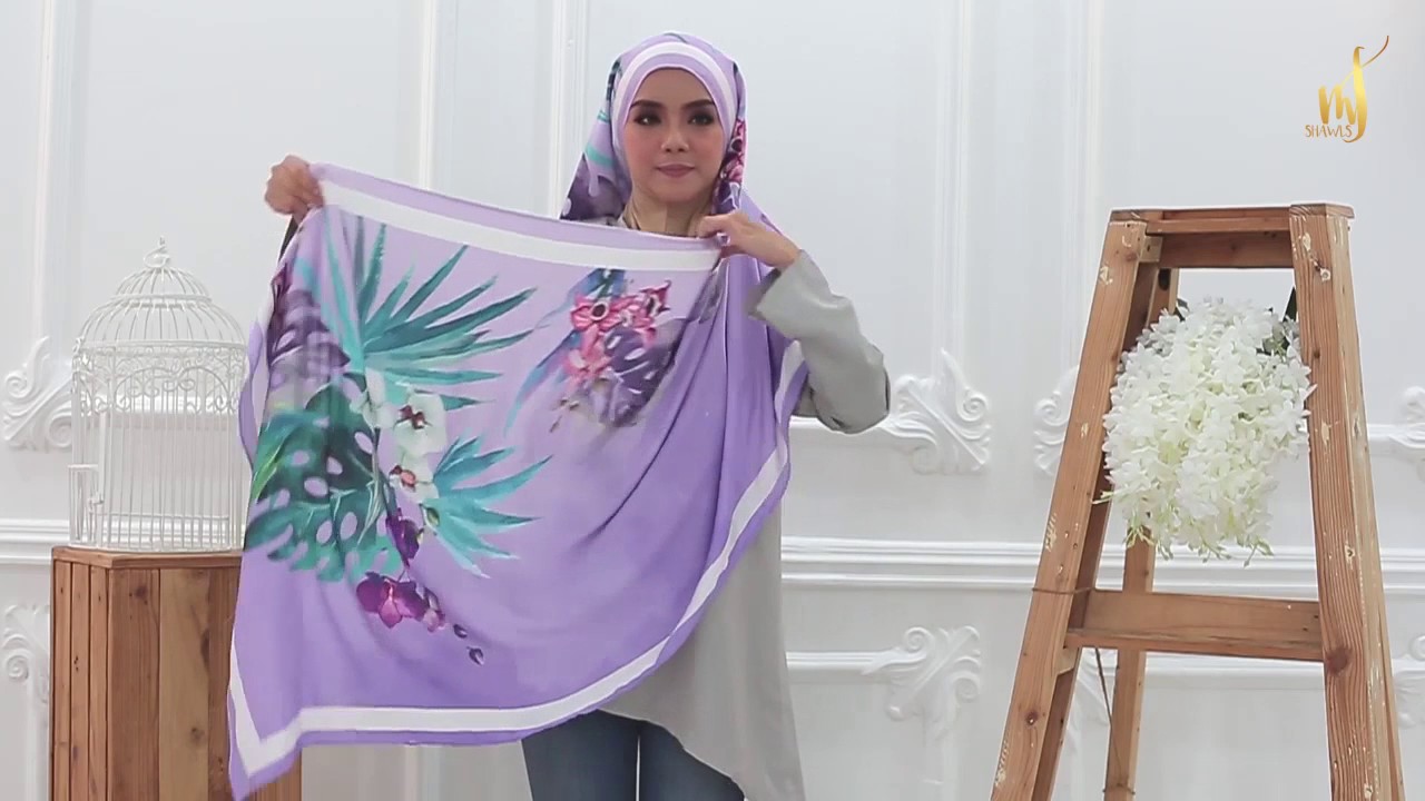 tutorial shawl mira filzah