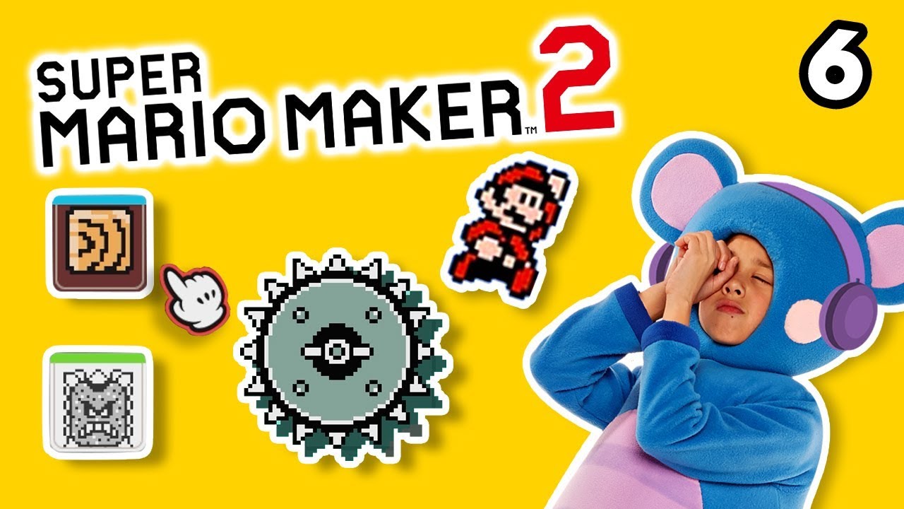 Super Mario Maker 2 EP 6 Eep's Bridge Is Falling Down Level Build | Mother Goose Club Let's Play