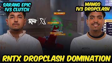 NinjaJOD Destroyed Dropclash 🥵 RNTX Sarang Domination 💯 | Team Xspark Match Highlights