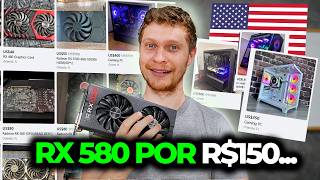 MOSTREI O PREÇO DO HARDWARE USADO NOS ESTADOS UNIDOS (IMPRESSIONANTE)