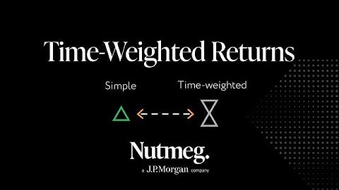 What are Time-Weighted Returns? Nutmeg explains.