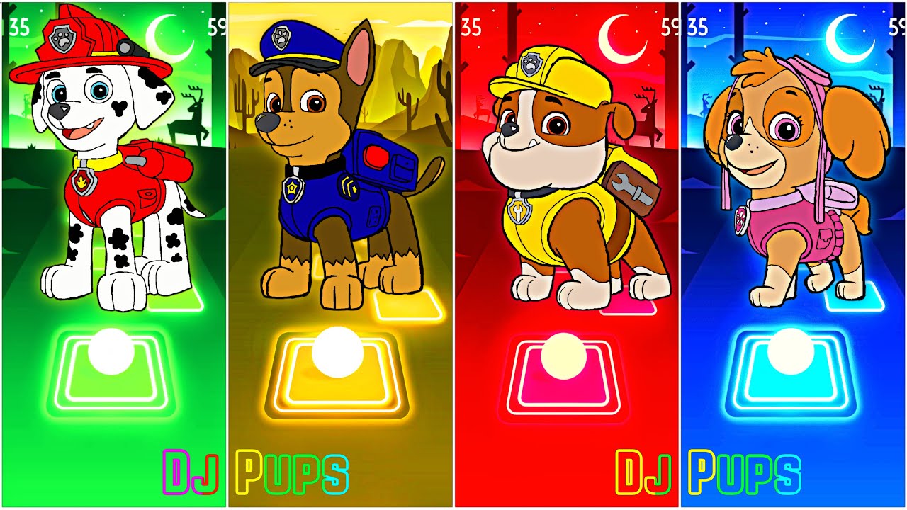 Милые песенки из мультфильма «Щенячий патруль» — Раббл, Чейз, Скай и Маршалл 🎶, Танец в гробу, Пр...