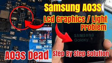 Samsung A03s/ A02s Lcd Graphics Problem || Samsung A03s Lcd Light Ways