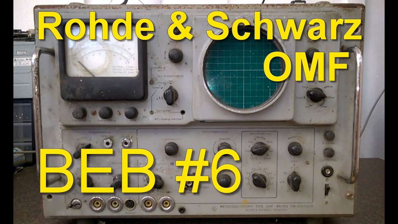 Rohde & Schwarz Vintage Oscilloscope OMF Teardown, Audio Tubes, Beautiful-Electronics Blog #6