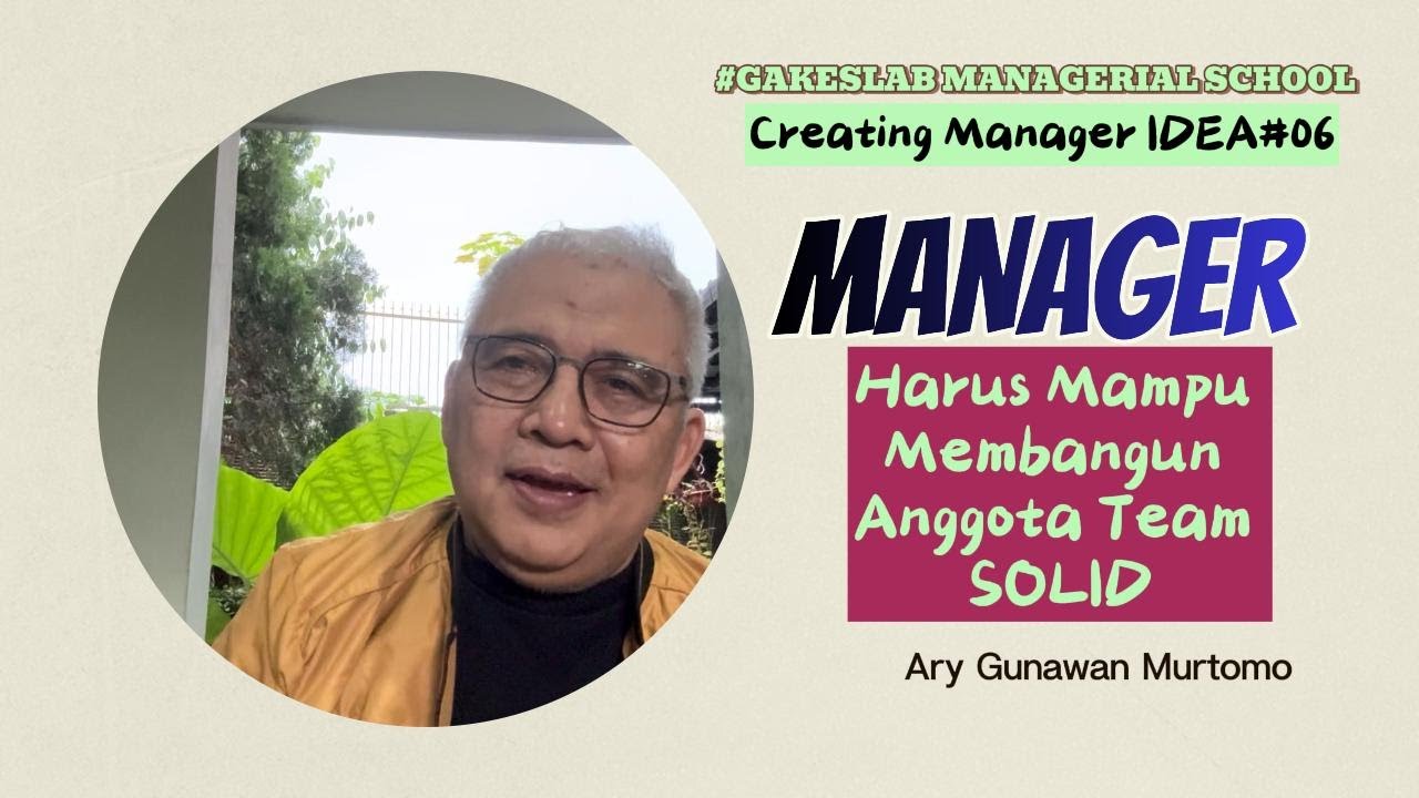 Manager Membangun Team Solid