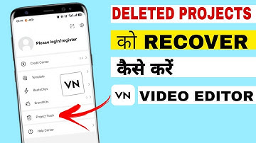 vn video editor me deleted projects ko recover kaise kare 2025 | vn video editor|Himmanshutech 