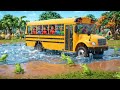 🏆 Sing-Along Fun: Wheels on the Rain Bus | Catchy Rhymes for Nursery Kids! ☔🚍