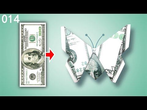 Origami Money Butterfly | Origami Butterfly | Origami Dollar Butterfly