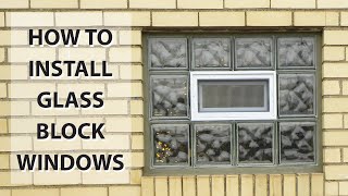Clearly Secure Glass block Window Installation