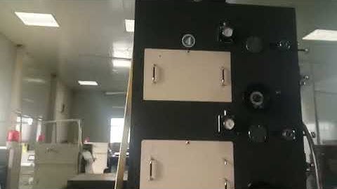 High Speed Paper Cup Fan Roll Die Punching Machine inline 4 Colors Flexo Machine