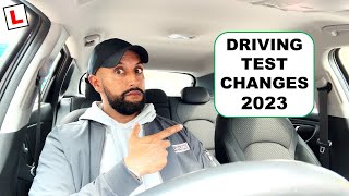 NEW DRIVING TEST CHANGES (Summer 2023)