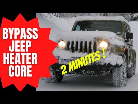 Jeep Heater Core Bypass In 2 Minutes - YouTube