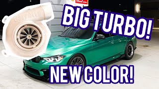 PUTTING BIGGER TURBO ON MY 340i! NEW WRAP