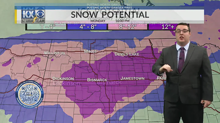 Blizzard Conditions with Heavy Snow and Wind over much of North Dakota