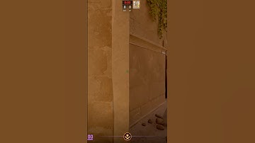 Smoke And Molotov From One Position For Tale A On Anubis In CS2 #cs2 #shorts