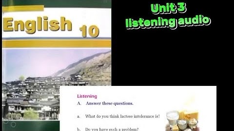 Grade 10 (2080 new curriculum) English || Unit 3 Listening Audio ||