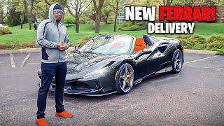 TAKING DELIVERY OF A BRAND NEW 2023 FERRARI F8 SPIDER!!!