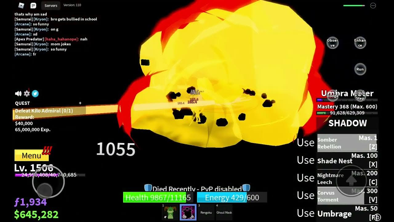 Blox Fruit getting rainbow haki part 3 defeated kilo admiral YouTube