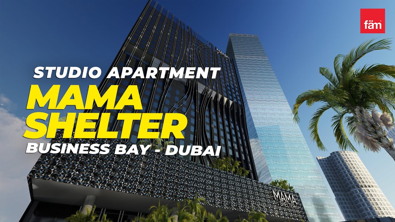 Spacious Studio Apartment in Mama Shelter, Business Bay - Dubai