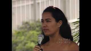 Kaho`olawe Video Archive  HaunaniKay Trask at `Iolani Palace, 1982