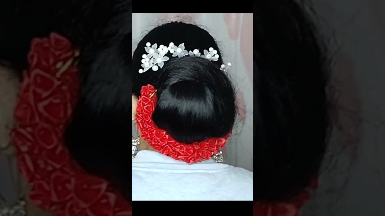 Real Maharashtrian Bridal hairstyle full tutorial ll khopa hairstyle ll Bridal  hairstyles ll ❤️ - YouTube