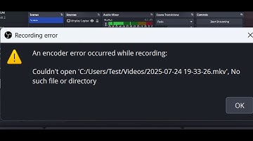 Fix OBS Recording Error An Encoder Error Occurred While Recording On PC