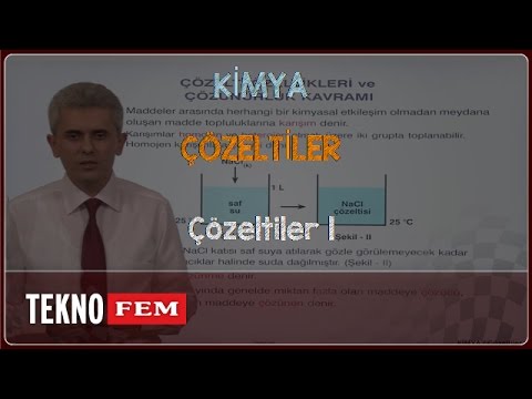 YGS-LYS KİMYA - Çözeltiler 1