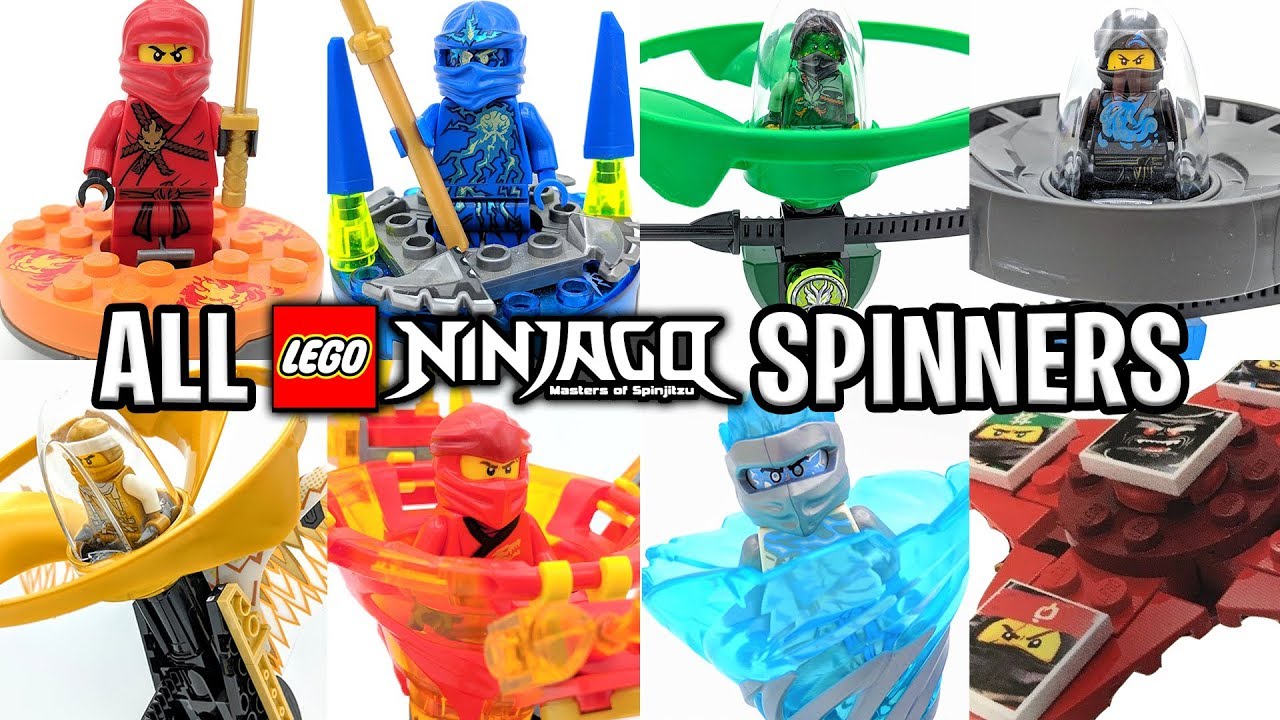 Geslaagd Verniel meesterwerk ALL 8 types of LEGO Ninjago Spinners - Evolution of Ninjago Spinners! -  YouTube