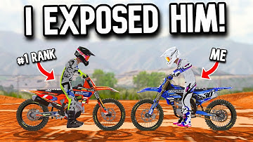 1V1 VS THE #1 PLAYER IN MX BIKES!