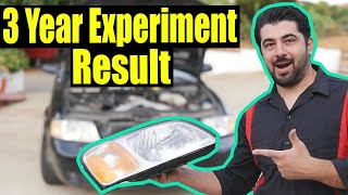 How 4 Different Headlight Restorations Held Up After 3 Years