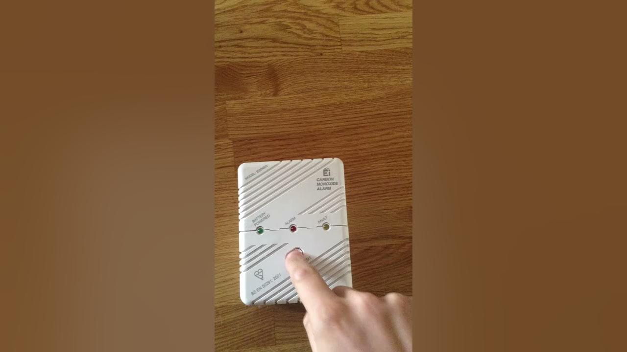 Ei carbonmonoxide alarm test YouTube