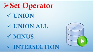 09 Set Operator | UNION, UNION ALL, INTERSECTION, MINUS || CodeCelebration