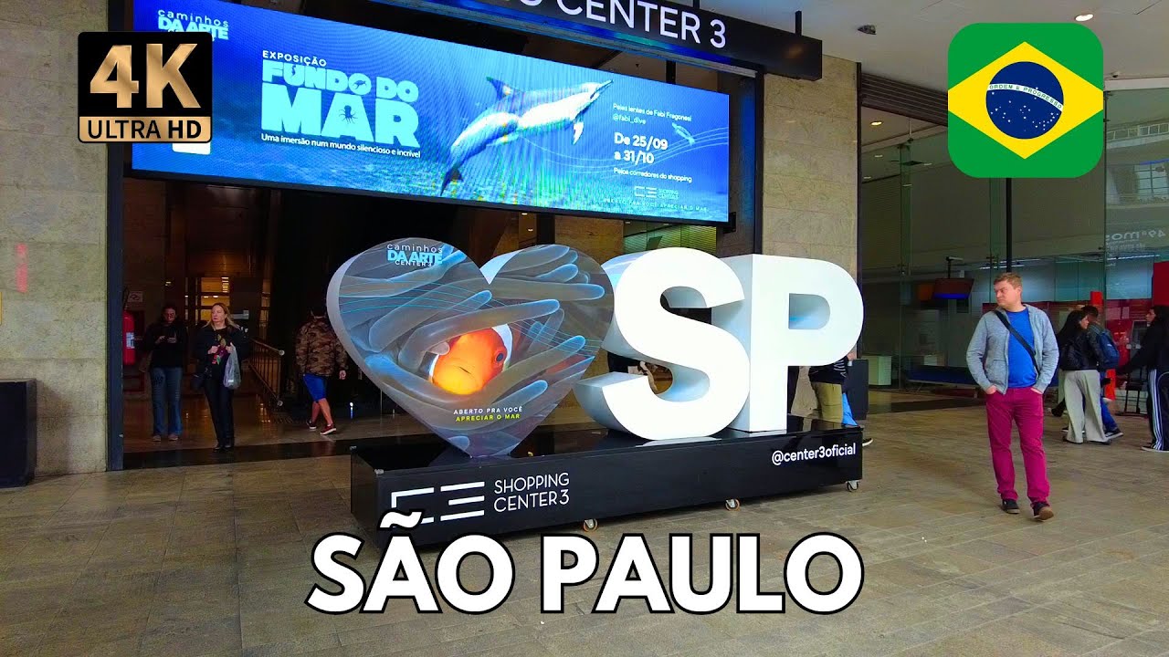 [4K] САН-ПАУЛУ, БРАЗИЛИЯ – На улицах города в 2025 году