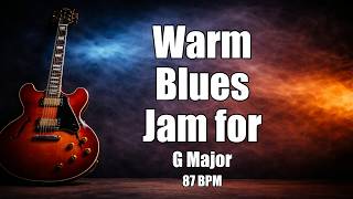 Warm Blues Jam for Guitar ☀️ G Major