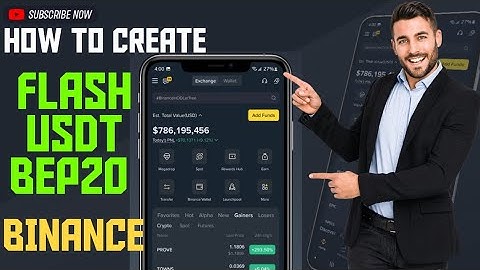 How to Create flash USDT in binance