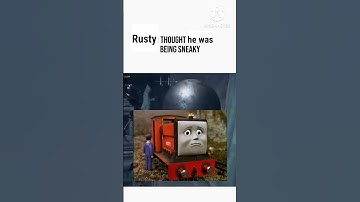 if the Boulder hit Rusty(credit to @MahajiOfficialto the original video) #meme#thomasandfriends