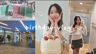 birthday vlog🎂💕: presents, dinner, shopping, etc