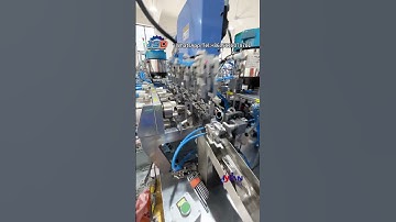Yanman cabinet hinge assembly machine line hinge machine #manufacturing #hingeassembly
