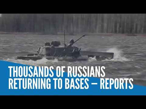 Thousands of Russians returning to bases — reports