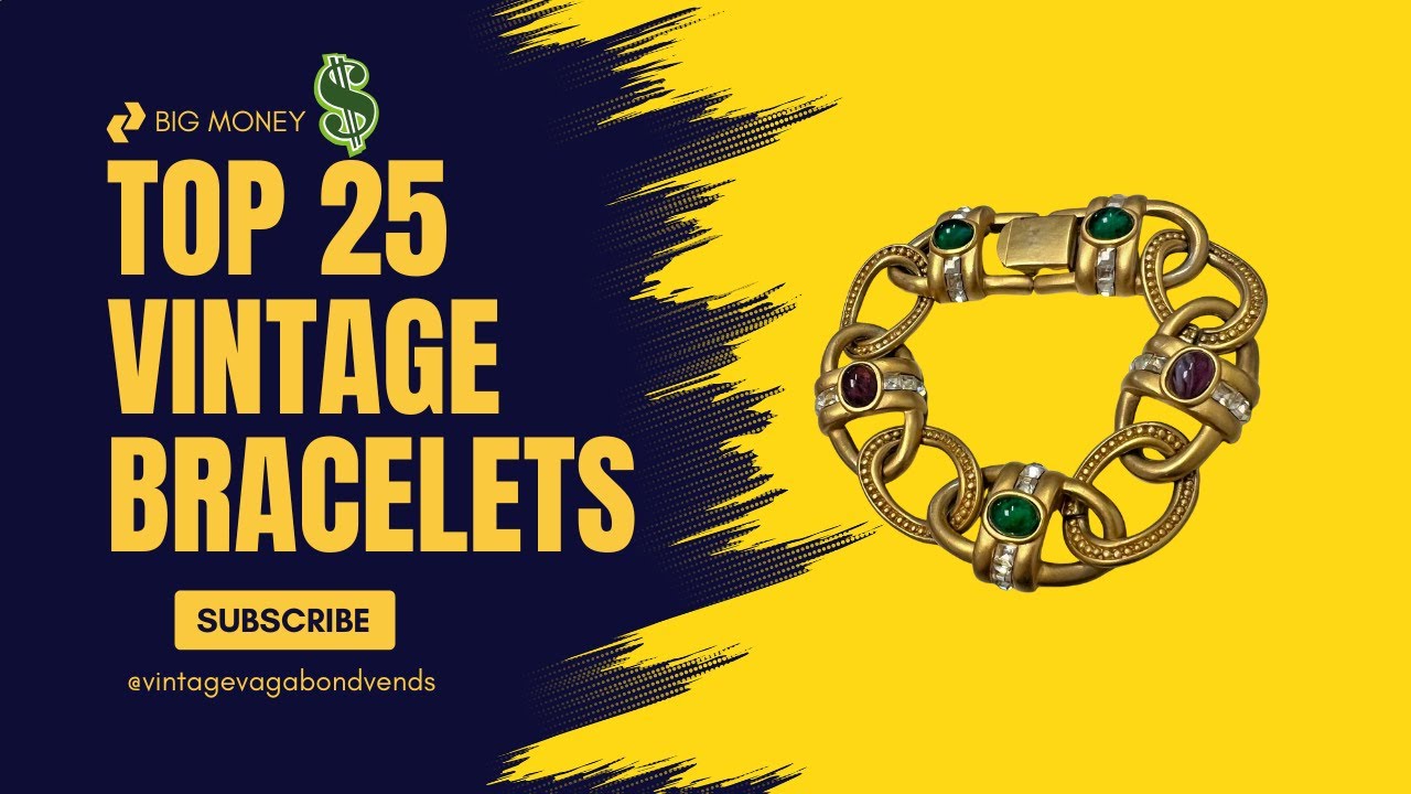 Vintage BRACELETS: Top 25 Big Money Sellers on Ebay 