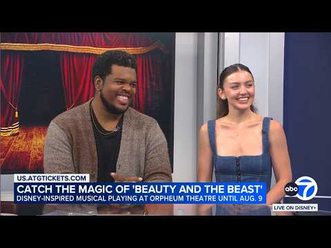 Disney's Beauty and the Beast | Fergie L. Phillipe & Kyra Belle Johnson | KGO7 Interview
