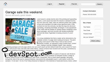 idev-Classifieds 1.0, Classifieds Script