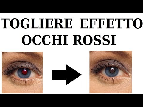 Video: Come Rimuovere L'effetto Di 