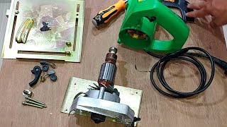 How to fit base plate in wood cutter machine | Easy way to fit base plate in wood cutter machine