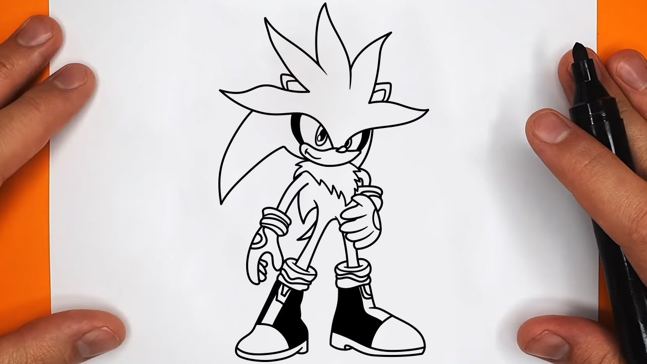 Como DESENHAR o SUPER SILVER do SONIC - Como DIBUJAR a SUPER